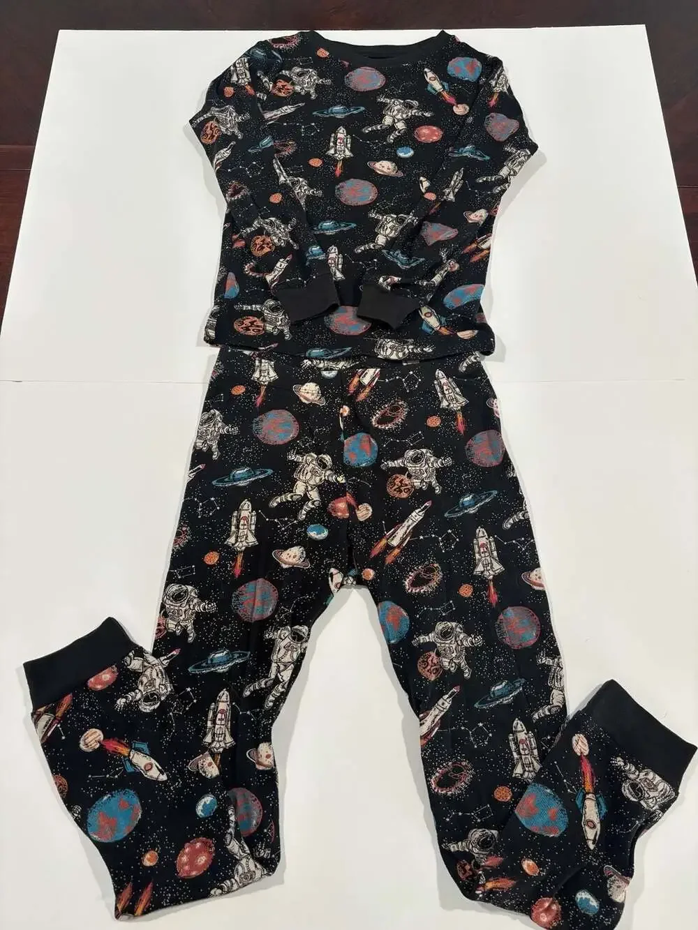 Member's Mark Organic Cotton Space Print Pajama Set